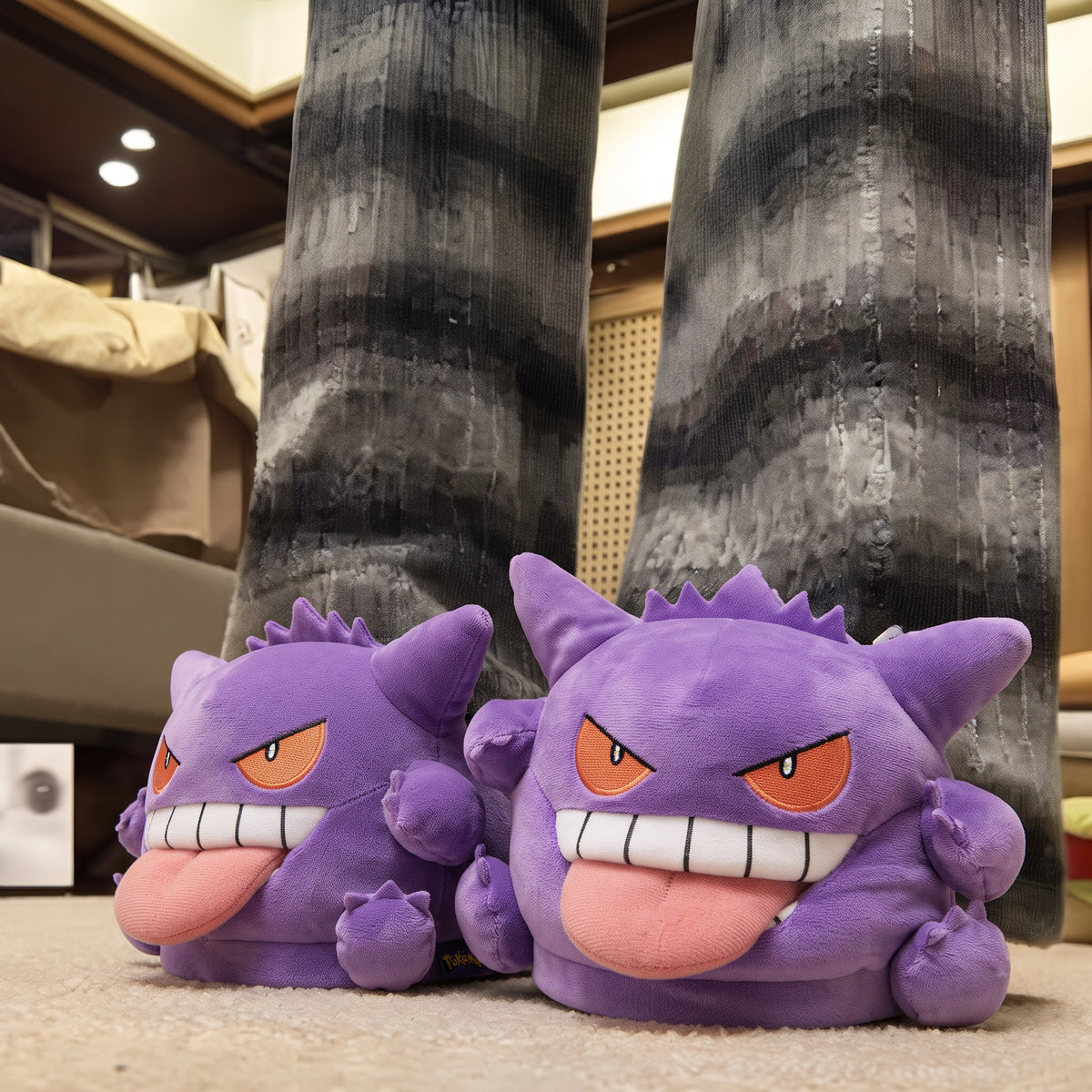 Pantuflas Peluche de Gengar Edición Especial