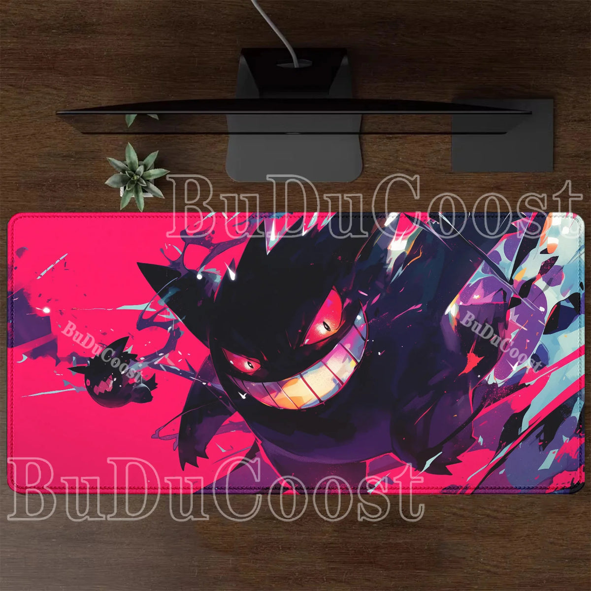 Alfombrilla Gaming XXL de Gengar con Impresión HD
