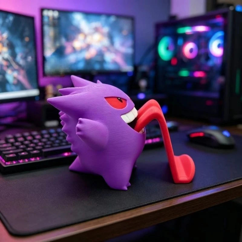 Soporte para Mando Gaming y Teléfono de Gengar