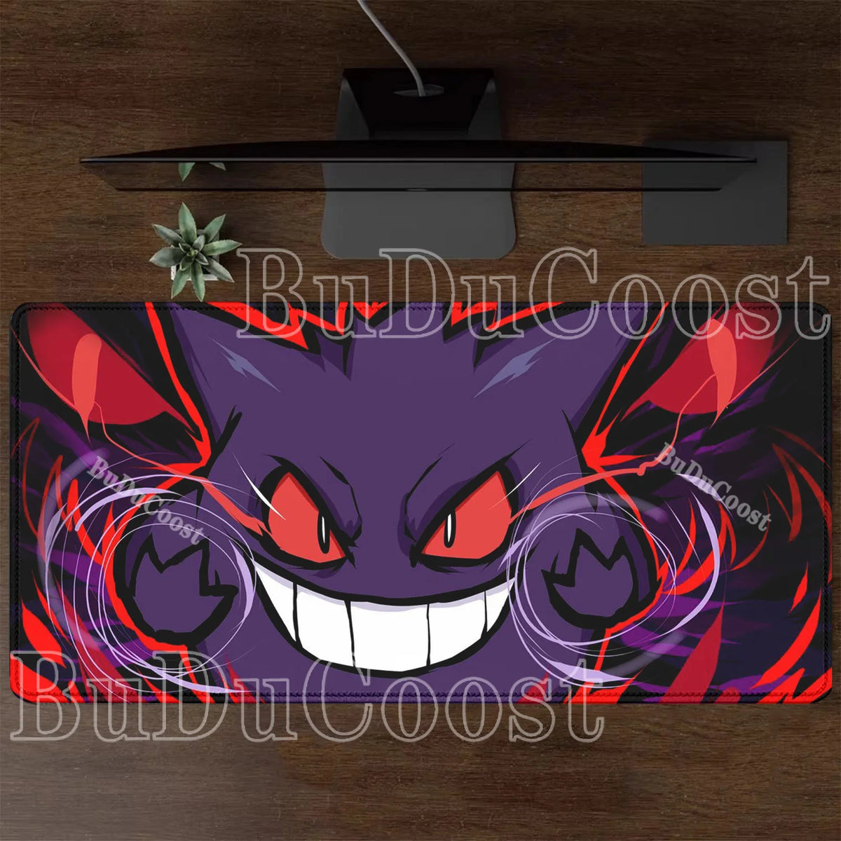Alfombrilla Gaming XXL de Gengar con Impresión HD