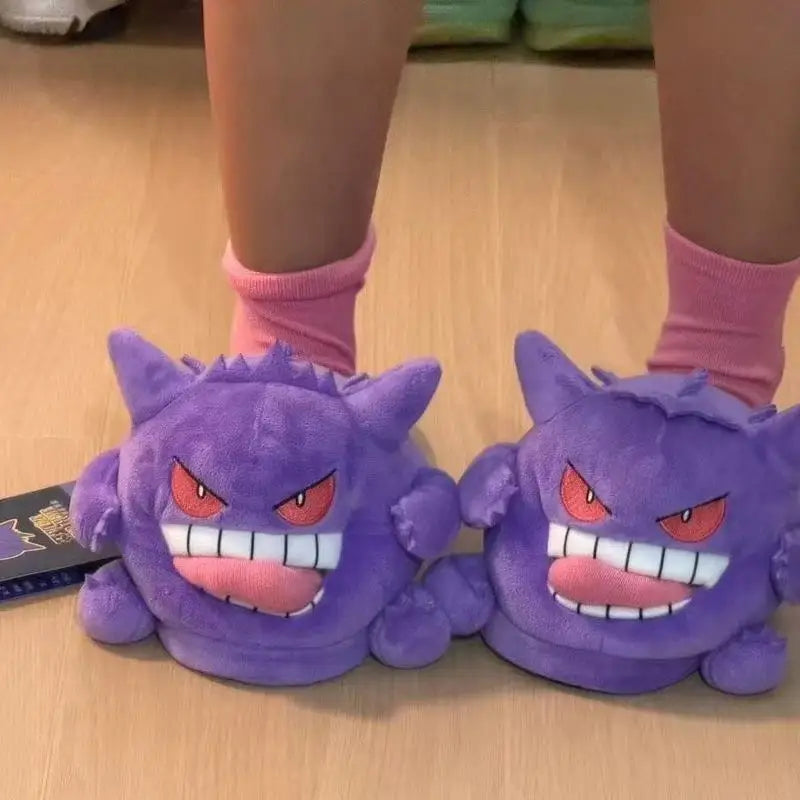 Special Edition Gengar Plush Slippers